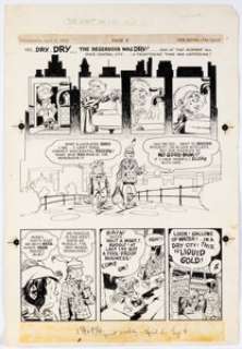 Will Eisner The Spirit Weekly 4-2-1950 Story Page 4 Original Art (Register and Tribune Syndicate, 1950). | Heritage