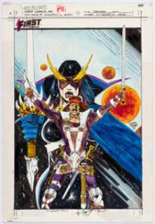 Timothy Truman Starslayer #21 Unpublished Cover Original Art (First, 1984).