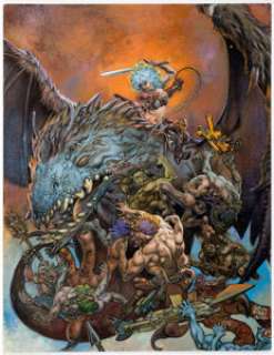 Glenn Fabry Heavy Metal Magazine #300 "All Star Special" Variant Cover Original Art (Heavy Metal, 2020). | Heritage