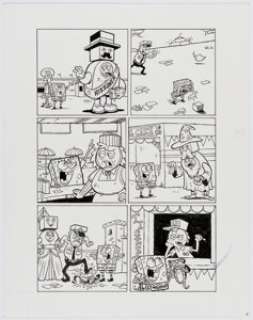 Jacob Chabot SpongeBob Comics #44 Story Page 26 Original Art (United Plankton Pictures, 2015).