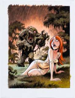 Bruce Timm Monsters and Dames Cover Color Preliminary Original Art (Emerald City Comic Con, 2013). | Heritage