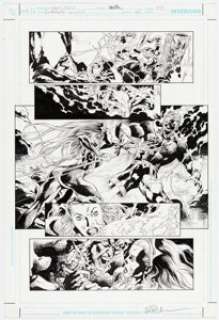 Ivan Reis and Oclair Albert Blackest Night #2 Story Page 9 Original Art (DC, 2009). | Heritage