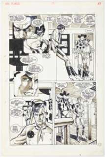 Howard Chaykin American Flagg #17 Story Page 15 Original Art (First, 1985). | Heritage