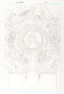 Phil Jimenez Infinite Crisis #6 Splash Page 32 Original Art (DC, 2006). | Heritage