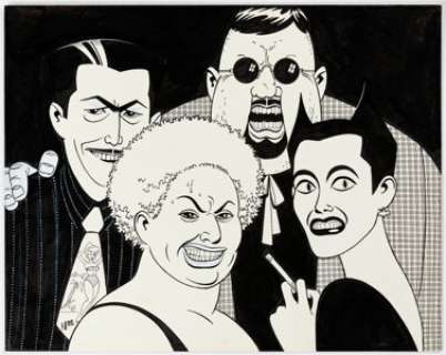Jaime Hernandez Love and Rockets 1991 Calendar Illustration Original Art (Fantagraphics, 1991). | Heritage