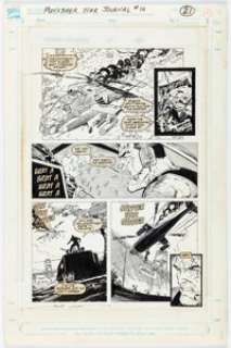 Jim Lee and Scott Williams The Punisher War Journal #10 Story Page 21 Original Art (Marvel, 1989). | Heritage