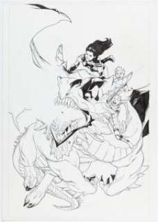 Kalman Andrasofsky X-23 #18 Cover Original Art (Marvel, 2012).