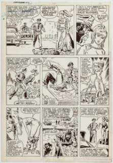 Frank Springer and Fred Fredericks Marvel Comics Presents #12 Namorita Story Page 2 Original Art (Marvel, 1989).
