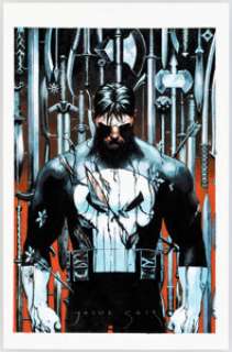 Jésus Saiz Punisher Vol. 1: The King of Killers Book One Trade Paperback Cover Re-Creation Illustration Original Art (c. 2023).