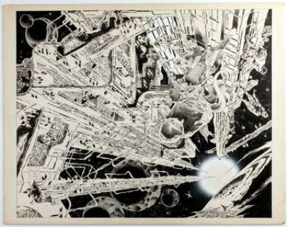 Alex Niño "Lockout" Portfolio Plate Illustration Original Art (1979). | Heritage