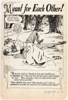 Mort Leav Love Journal #17 Story Page 1 Original Art (Orbit-Wanted, 1953). | Heritage