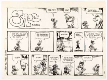 Jeff MacNelly Shoe Comic Strip Original Art dated 10-2-88 (Tribune Media Services Inc., 1988). | Heritage