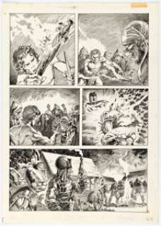 Mike Ploog Planet of the Apes #6 Story Page 20 Original Art (Marvel, 1975). | Heritage
