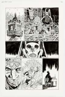 Guy Davis Hellboy: The Wild Hunt #4 "Baba Yaga‘s Feast" Story Page 6 Original Art (Dark Horse, 2009).