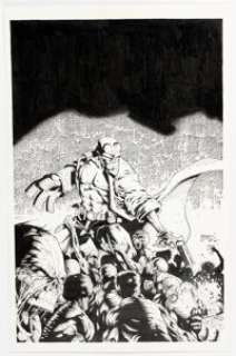Josh Medors - Hellboy Specialty Illustration Original Art (2006).