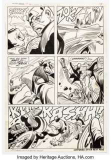 Gene Colan and Dick Ayers Captain America #132 Story Page 14 Original Art (Marvel, 1970). | Heritage