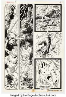 Frank Thorne Marvel Feature #5 Red Sonja Story Page 11 Original Art (Marvel, 1976). | Heritage