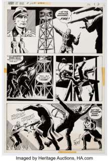 Russ Heath Our Army At War #263 Story Page 10 Original Art (DC, 1973). | Heritage