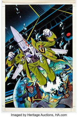 Ken Steacy Robotech Macross #12 Original Art (Comico, 1986). | Heritage