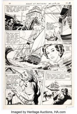 Neal Adams and Joe Orlando House of Mystery #179 Story Page 4 Original Art (DC, 1969). | Heritage