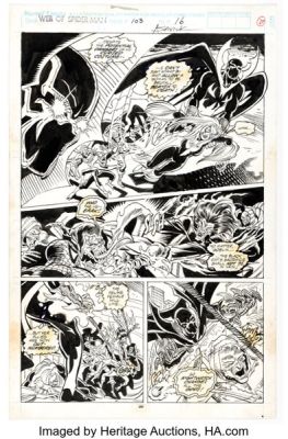 Alex Saviuk and Don Hudson Web of Spider-Man #103 Story Page 16 Original Art (Marvel, 1993). | Heritage