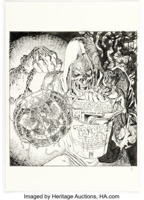 Guillem March Creepshow Volume 2 #2 Cover Original Art (Image, 2023).