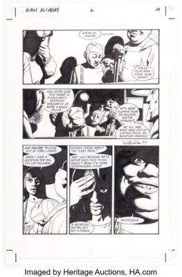 Richard Corben Aliens: Alchemy #2 Story Page 14 Original Art (Dark Horse 1997). | Heritage