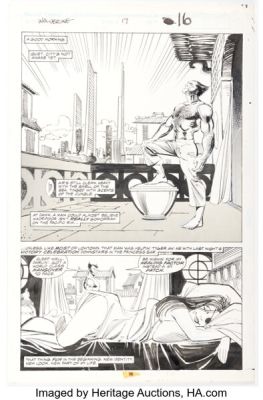 John Byrne and Klaus Janson Wolverine #17 Story Page 12 Original Art (Marvel, 1989).