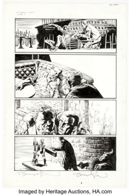 Bernie Wrightson and Jimmy Palmiotti Nightmare Theater #1 Story Page 5 Original Art (Chaos! Comics, 1997). | Heritage