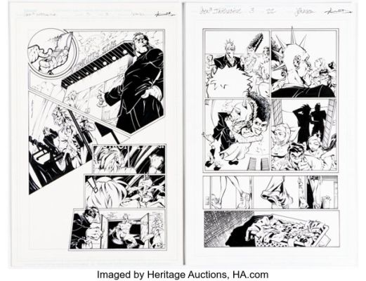 Jason Johnson and Armando Durruthy Gen 13 Interactive #3 Story Pages 3 and 22 Original Art (Image/Wildstorm, 1998). (Total: 2 Original Art)
