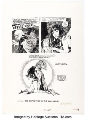 José "Pepe" González Vampirella #30 Story Page 12 Original Art (Warren, 1974). | Heritage