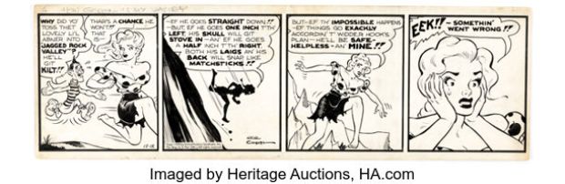 Al Capp Li’l Abner Daily Comic Strip Original Art dated 12-12-49 (United Feature Syndicate, 1949). | Heritage