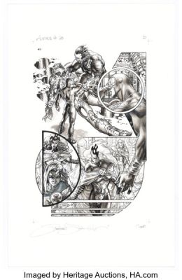 Simone Bianchi and Andrea Silvestri Astonishing X-Men #28 Story Page 10 Original Art (Marvel, 2009). | Heritage