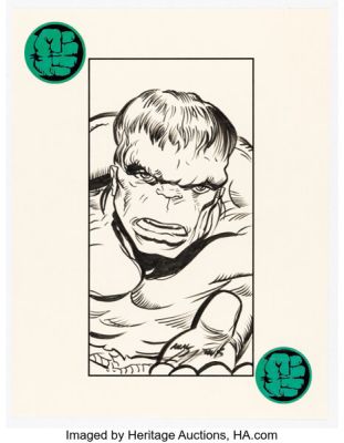 Neal Adams - Hulk Sketch Original Art (undated). | Heritage