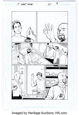Pia Guerra and Jose Marzan Jr Y: The Last Man #27 Page 3 Original Art (DC/Vertigo, 2004). | Heritage