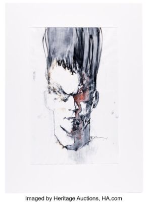 Bill Sienkiewicz - Legion from The New Mutants Illustration Original Art (undated). | Heritage