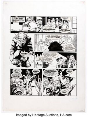 Alan Davis 2000 AD Prog #636 D.R. & Quinch Story Page 2 Original Art (Fleetway, 1984). | Heritage