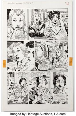 Guy Davis Sandman Mystery Theatre #14 Story Page 12 Original Art (DC/Vertigo, 1994). | Heritage