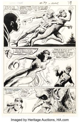 Dick Dillin and Joe Giella Justice League of America #97 Story Page 32 Original Art (DC, 1972). | Heritage