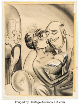Bill Ward Snap May 1957 Single Panel Gag Cartoon Illustration Original Art (Humorama, 1957). | Heritage