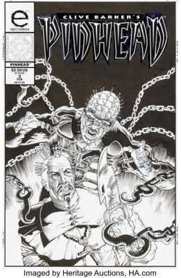 Mark A. Nelson Pinhead #3 Cover Original Art (Epic/Marvel, 1994). | Heritage