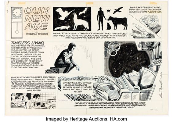 Gene Fawcette Our New Age Sunday Comic Strip Original Art dated 11-19-72 (Publishers-Hall Syndicate, 1972). | Heritage