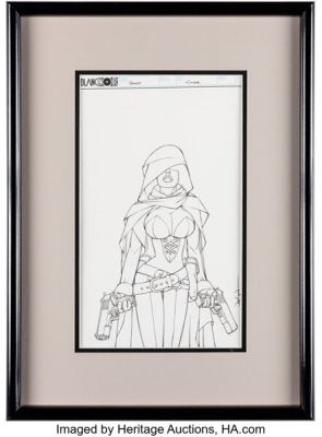 Jason Pearson Ghost #7 Cover Original Art (Dark Horse, 1999).