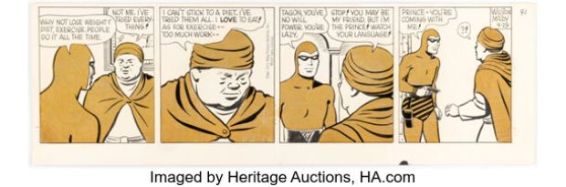 Wilson McCoy The Phantom Daily Comic Strip Original Art dated 4-29-55 (King Features Syndicate, 1955). | Heritage