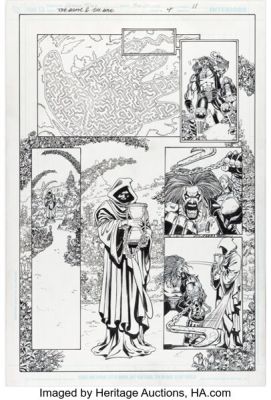 George Pérez and Bob Wiacek The Brave and the Bold #4 Story Page 11 Original Art (DC, 2007). | Heritage
