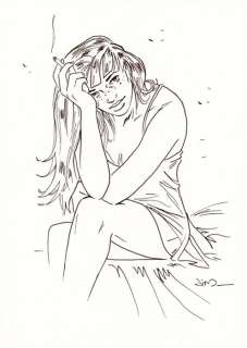 Jim (Terrasson, Thierry) - Originele tekening - Marie - Een nacht in Rome (2016) | Catawiki