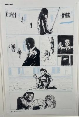 Lark Micheal (1966)... | Lot 18 - LARK Micheal (1966) -Illustration tirée de "Lazarus",... | misc / divers
