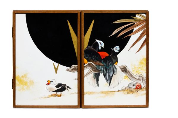 Frank Pé - Zoo,... | Lot 106 - FRANK PÉ - Zoo, incroyable triptyque à l’acrylique... | Tessier Sarrou