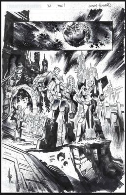 Transformers #32 Page 1 Original Comic Art 2026 | eBay US (Buy It Now)