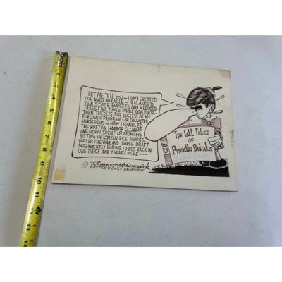 Robert McCormick Editorial Art Original The Tall Tales of Dukakis | eBay US (Buy It Now)